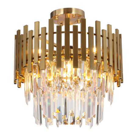 Żyrandol ASPEN GOLD 6xE14 designerskie lampy LED
