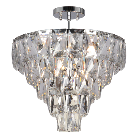 Żyrandol CHELSEA CHROME 6xE14 stylowe lampy sufitowe