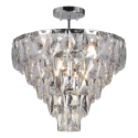 Żyrandol CHELSEA CHROME 6xE14 stylowe lampy sufitowe
