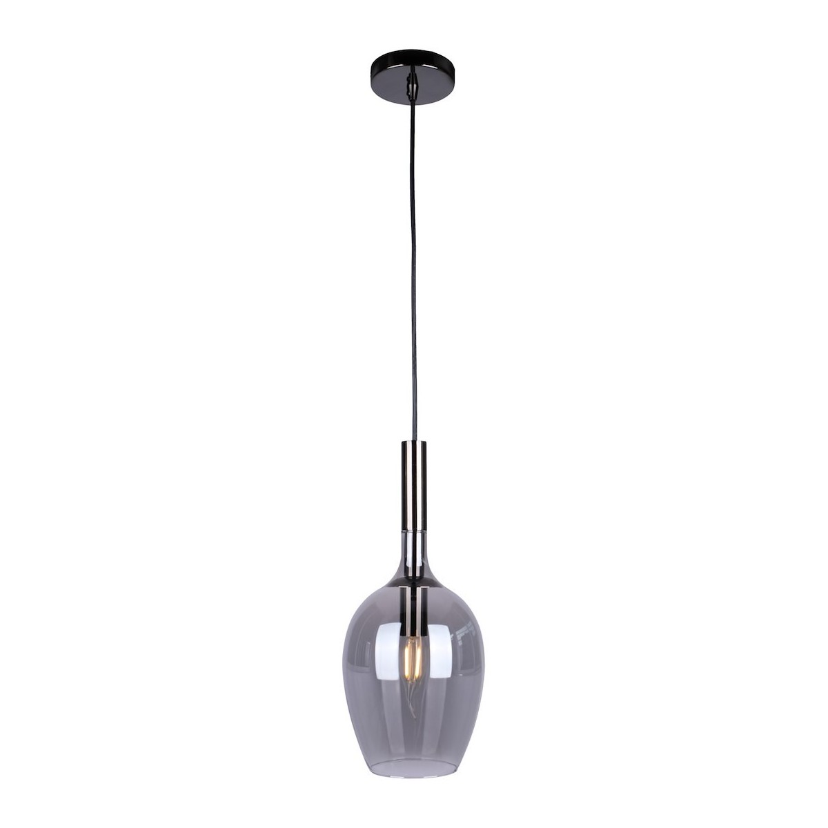 MiLagro Lampa wisząca LUGANO SMOKED 1xE14 ML8813