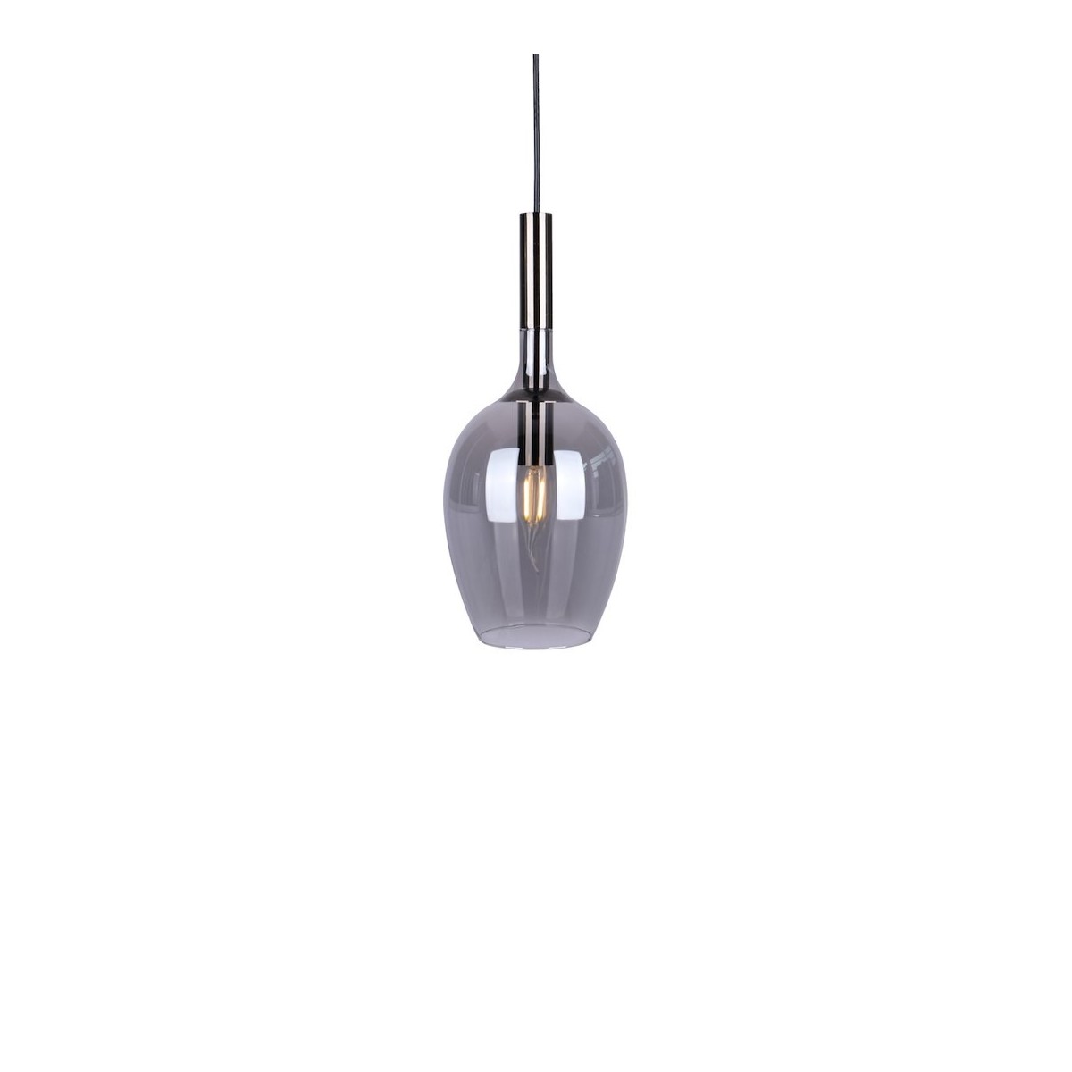 MiLagro Lampa wisząca LUGANO SMOKED 1xE14 ML8813