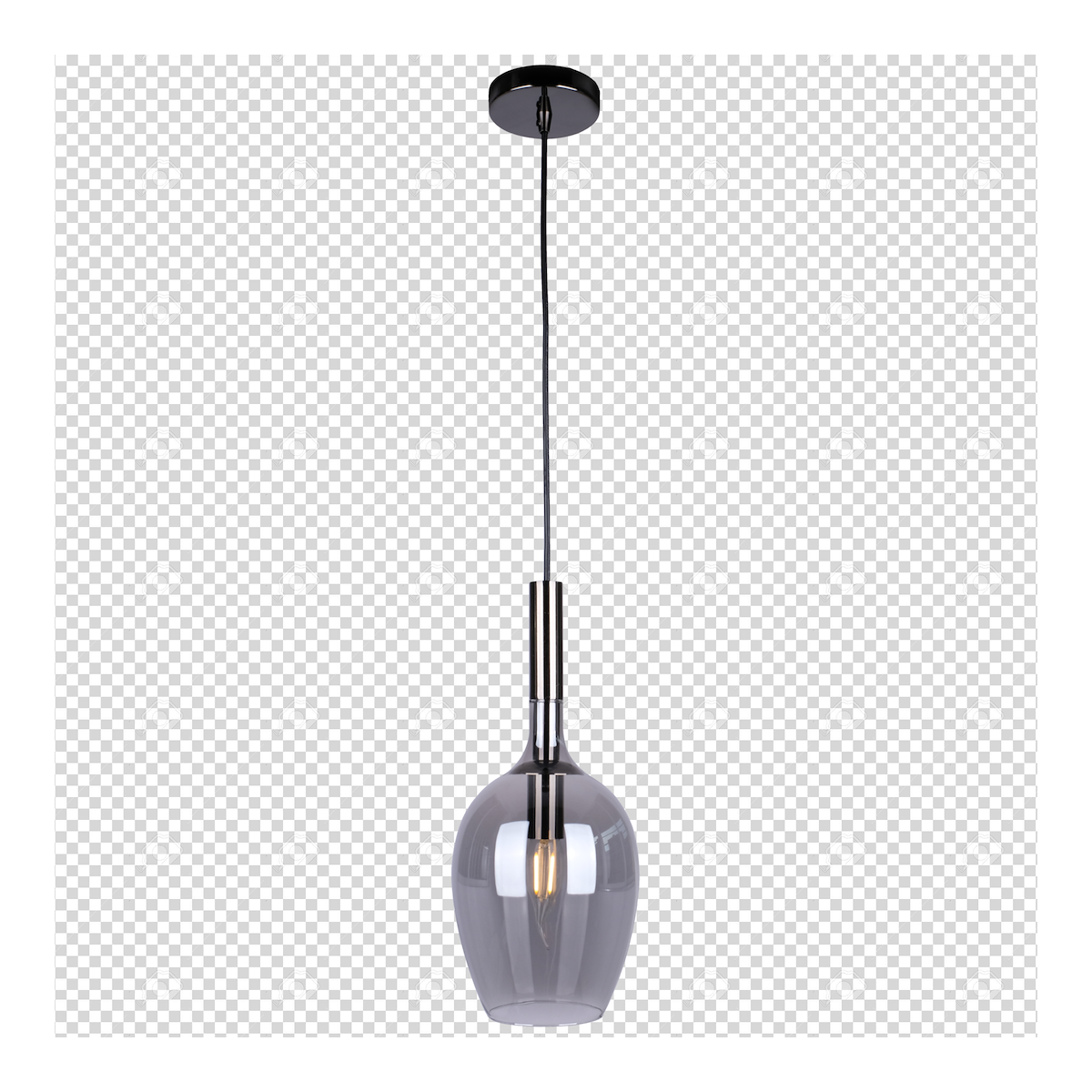 Lampa LUGANO SMOKED 1xE14 wyjątkowy element aranżacji
