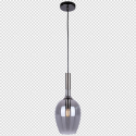 MiLagro Lampa wisząca LUGANO SMOKED 1xE14 ML8813