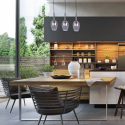 Lampa LUGANO SMOKED 3xE14 wyjątkowe oświetlenie