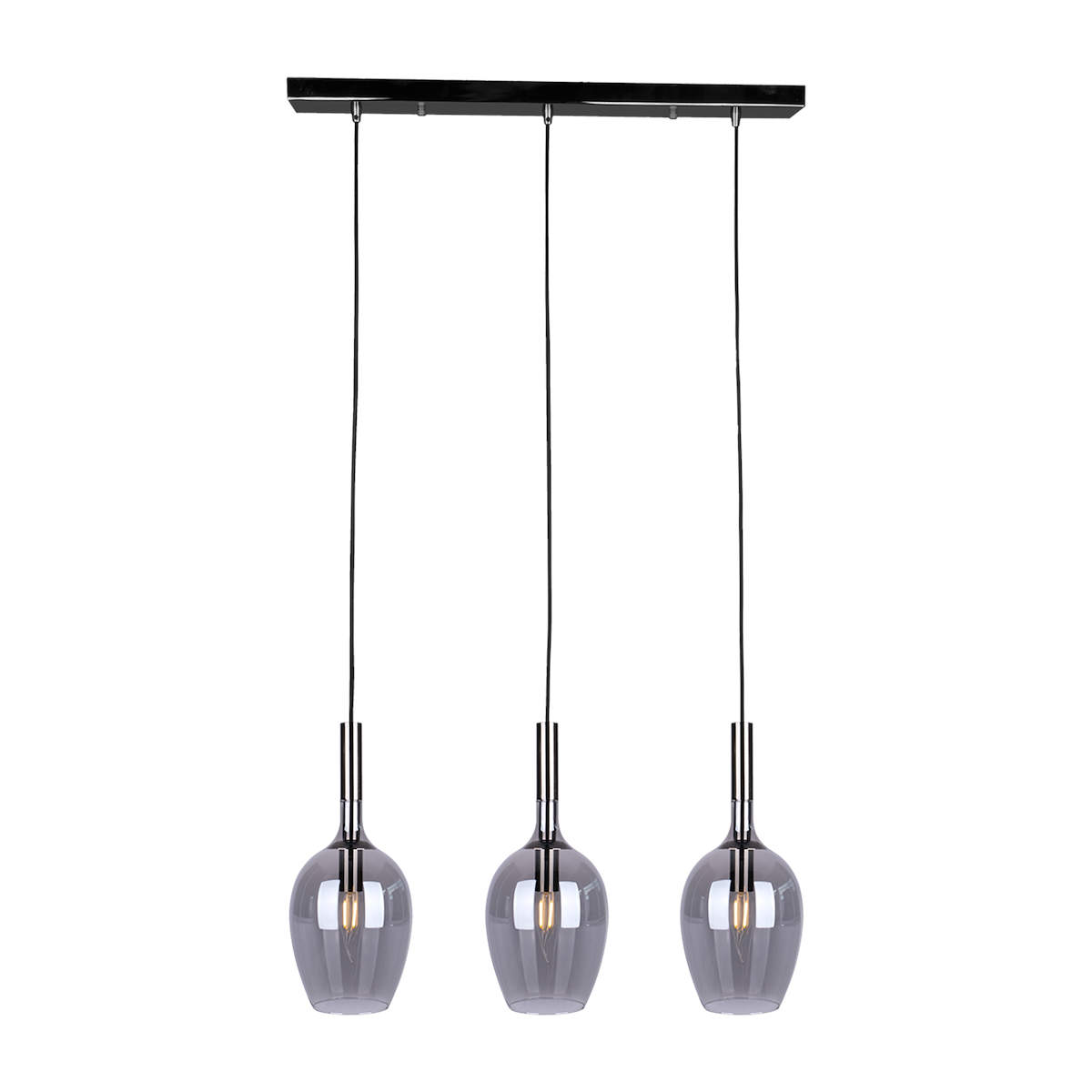 Lampa LUGANO SMOKED 3xE14 wyjątkowe oświetlenie