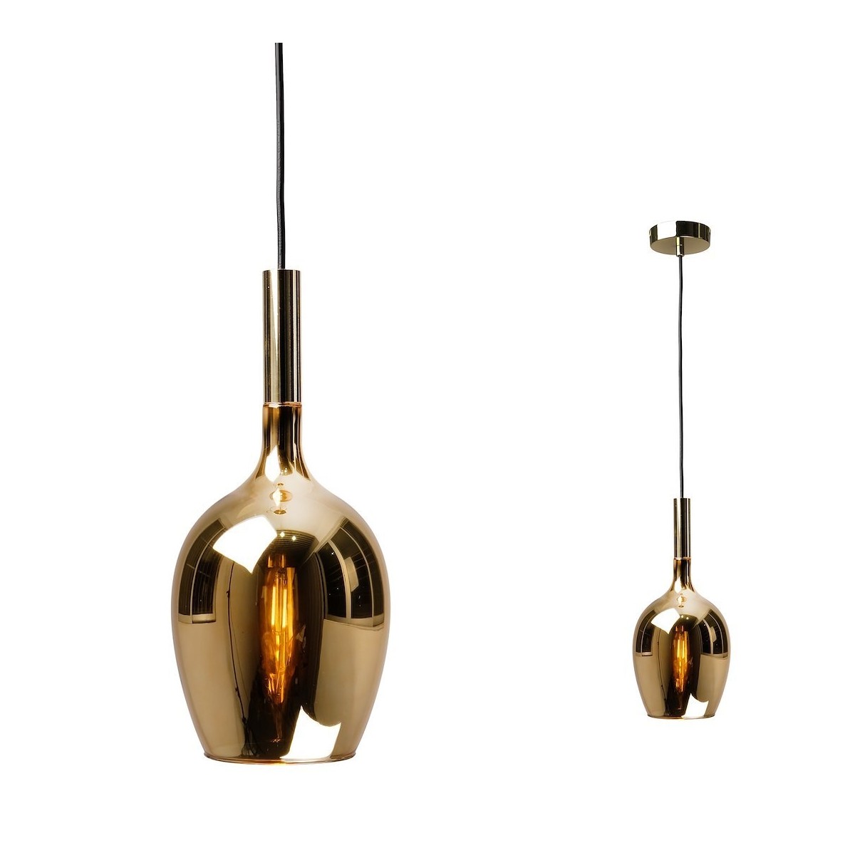 Lampa LUGANO GOLD 1xE14 unikalne oświetlenie