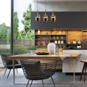 Lampa LUGANO GOLD 3xE14 designerskie oświetlenie