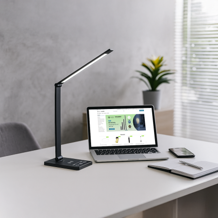 Lampka biurkowa VARIO BLACK LED stylowe lampy sufitowe