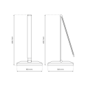 Lampka biurkowa VARIO BLACK LED stylowe lampy sufitowe