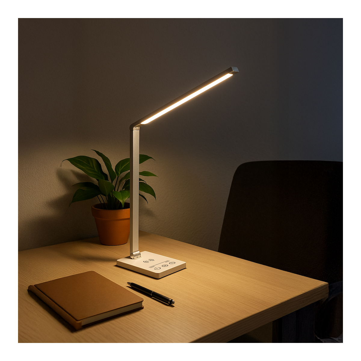 Lampka biurkowa VARIO WHITE LED oświetlenie klasy premium