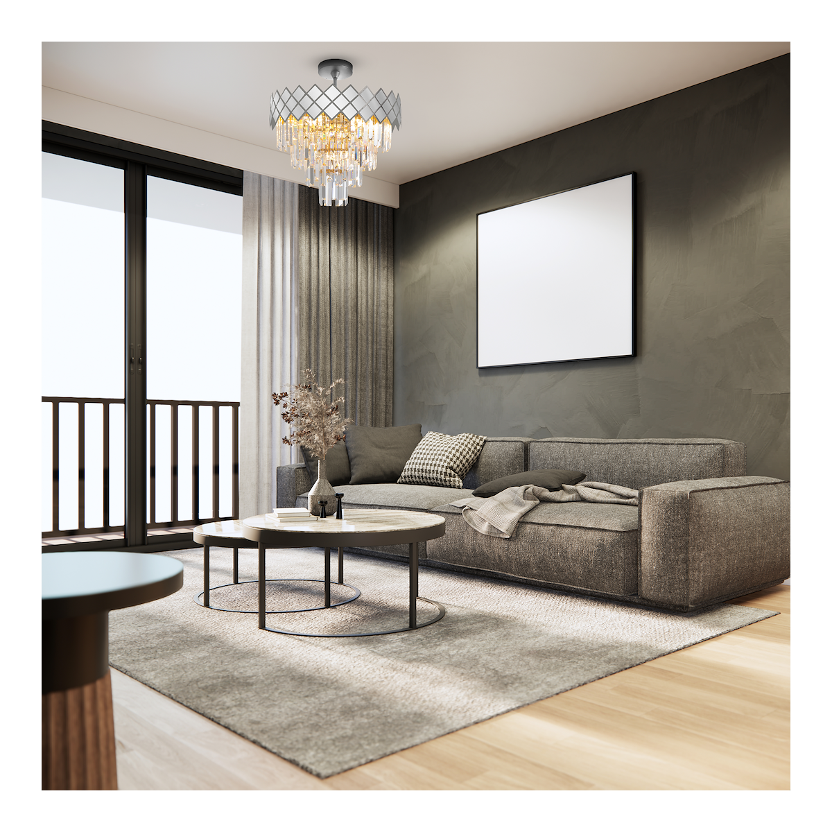 Lampa sufitowa CARISMA CHROME efektowne oświetlenie