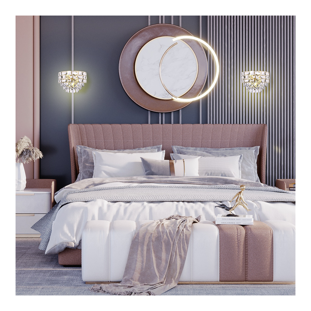 Kinkiet LUXURIA 2xE14 premium oświetlenie