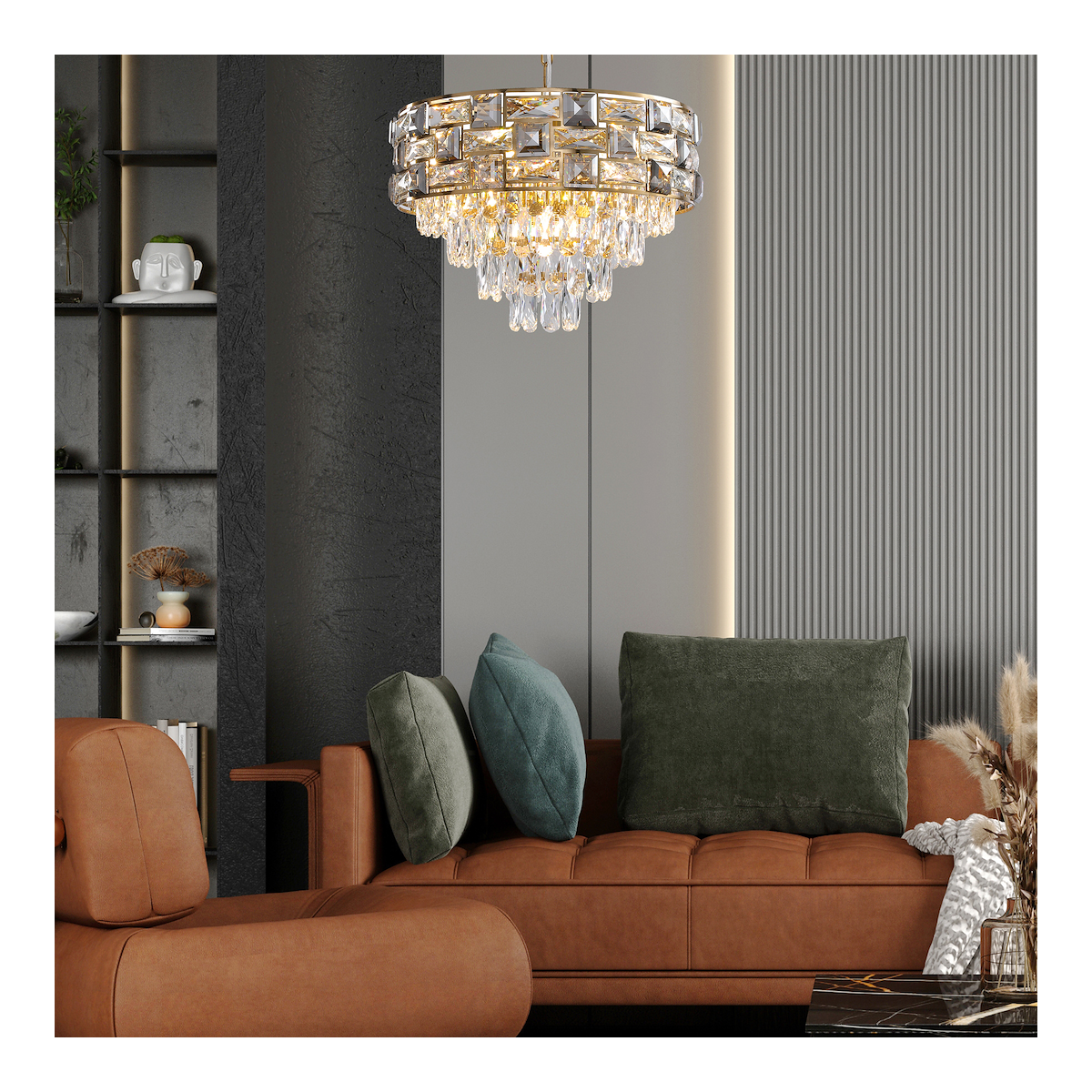 MiLagro Żyrandol LUXURIA 9xE14 ML8895