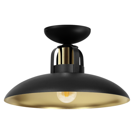 MiLagro Lampa sufitowa FELIX BLACK/GOLD 1xE27 MLP8905