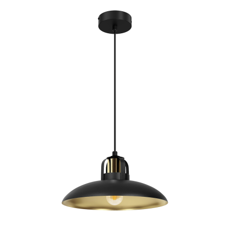 MiLagro Lampa wisząca FELIX BLACK/GOLD 1xE27 MLP8906