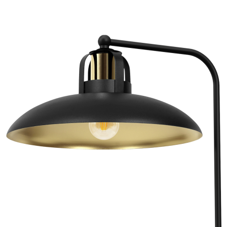 Lampka biurkowa FELIX BLACK GOLD nowoczesne oświetlenie