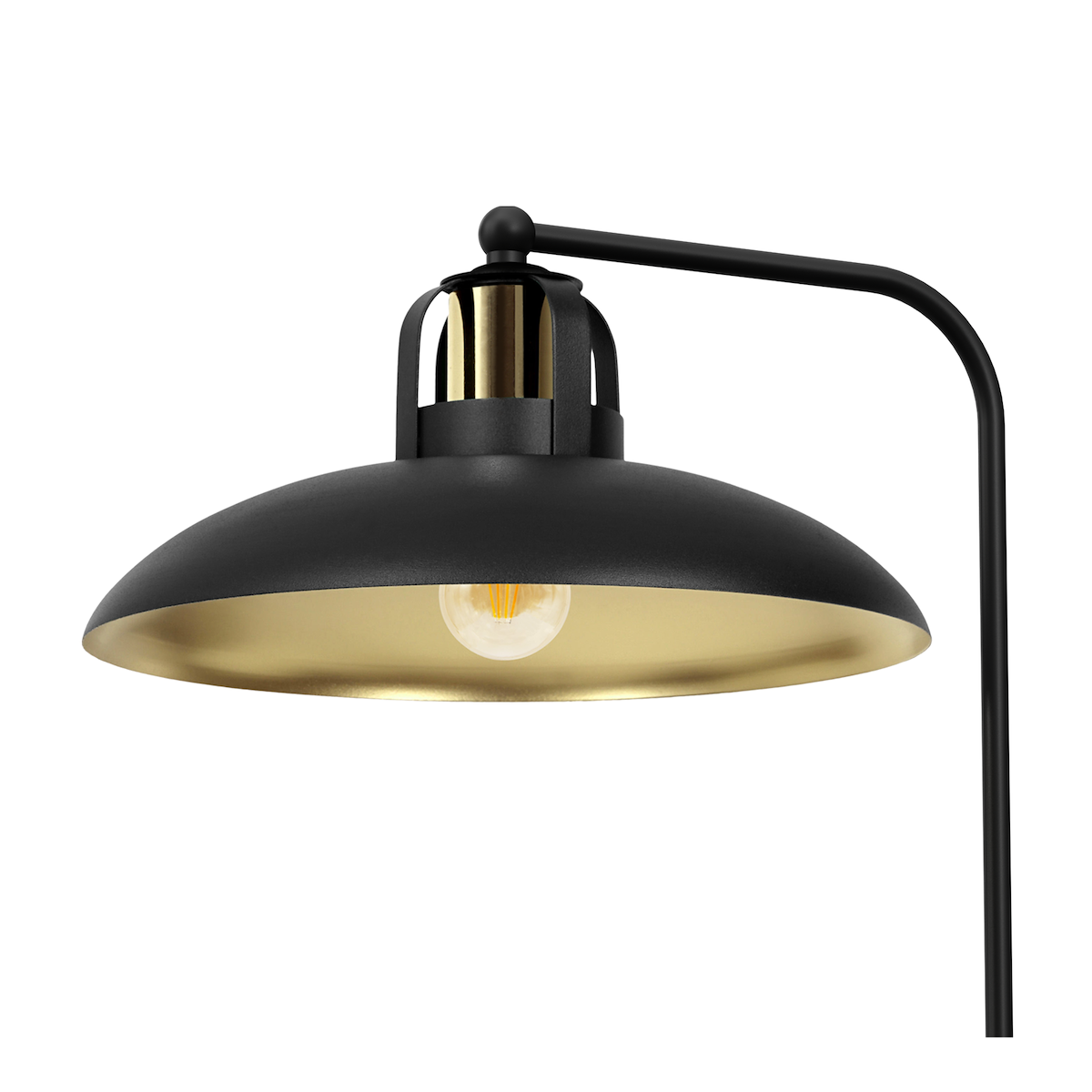Lampka biurkowa FELIX BLACK GOLD nowoczesne oświetlenie