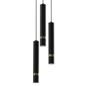 MiLagro Lampa wisząca JOKER BLACK/GOLD 3xGU10 MLP8918