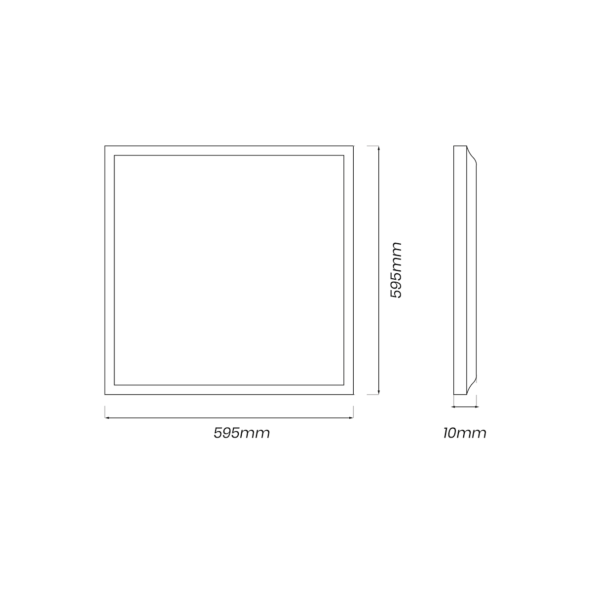 Panel LED 40W 4000K Slim 60x60 efektowne oświetlenie