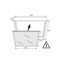 MiLagro RAMKA 60x60 DO PANELU LED ALUMINIOWA EKP9131