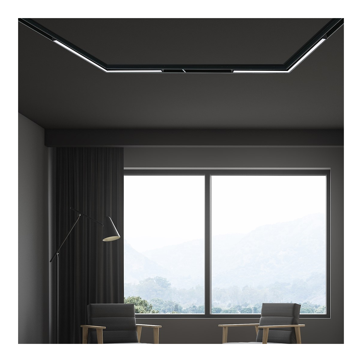 Magnetic Track 24W LED 3000K niepowtarzalne oświetlenie wnętrza