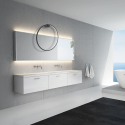 Kinkiet Saturno Black 25W LED stylowe oświetlenie
