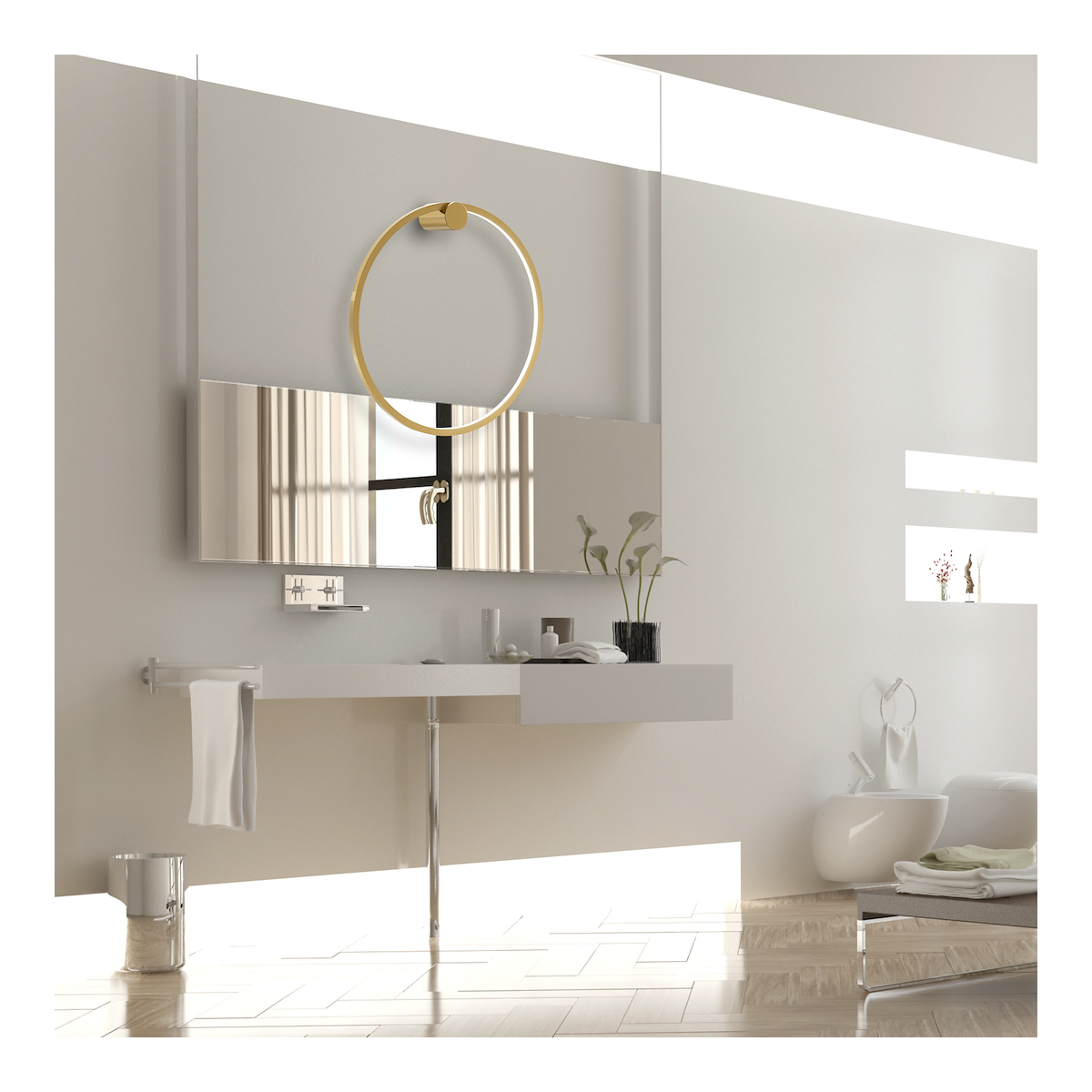 Kinkiet Saturno Gold 25W LED ekskluzywne oświetlenie