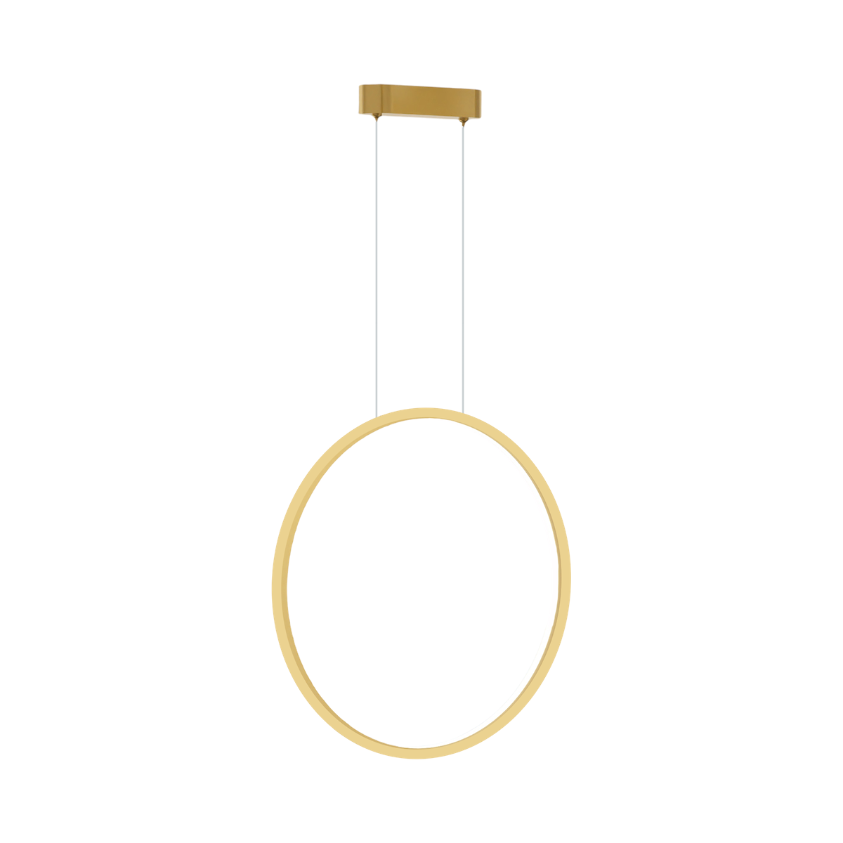 Lampa wisząca Saturno Gold 28W eleganckie oświetlenie
