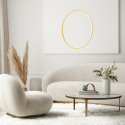 Lampa wisząca Saturno Gold 46W nietuzinkowe oświetlenie