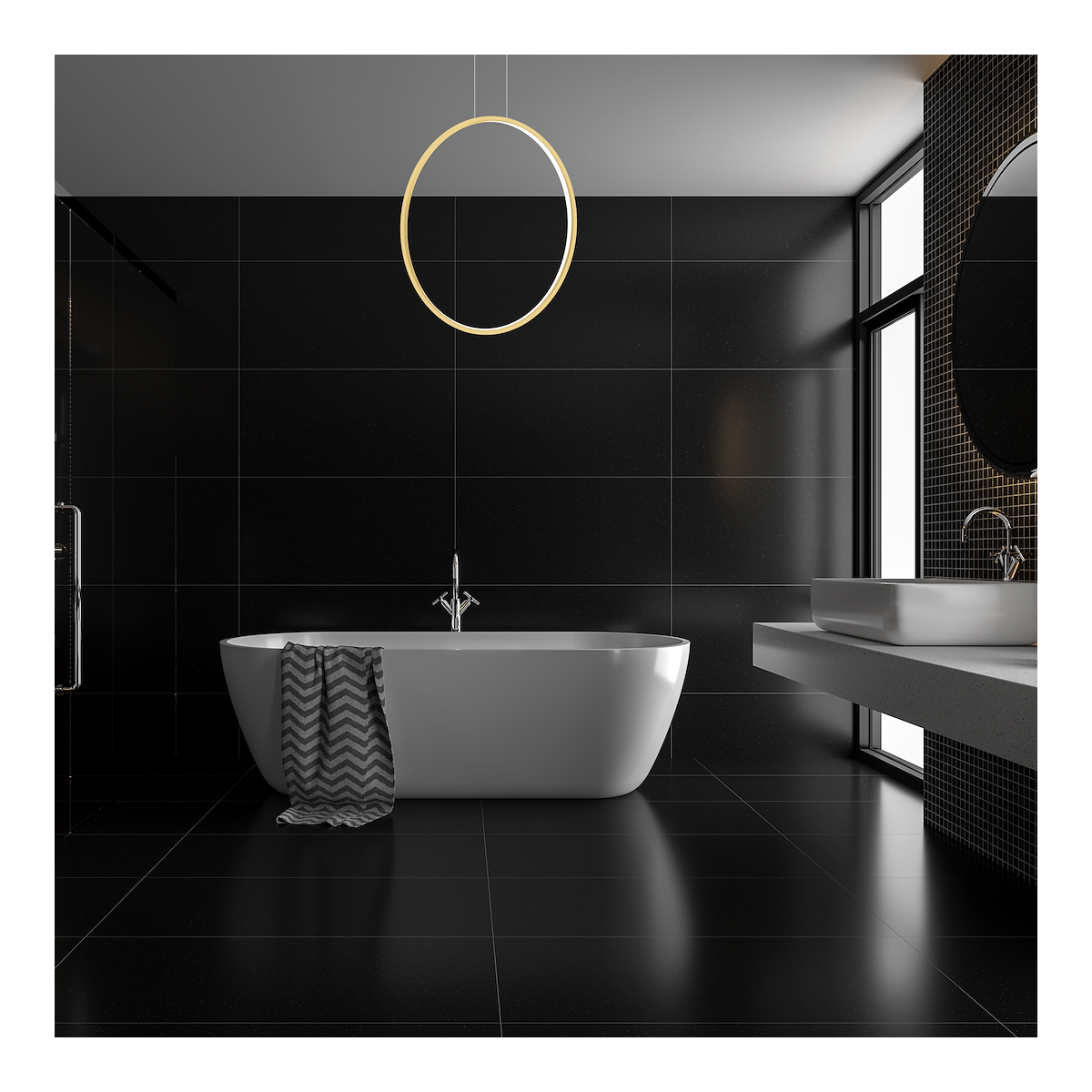 Lampa wisząca Saturno Gold 46W nietuzinkowe oświetlenie