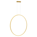 Lampa wisząca Saturno Gold 46W nietuzinkowe oświetlenie