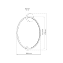 Lampa sufitowa Saturno Black 46W wyjątkowa iluminacja