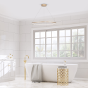 MiLagro Lampa wisząca Saturno Gold 57W LED ML8863