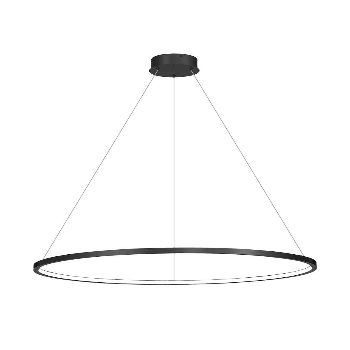 MiLagro Lampa wisząca Saturno Black 65W LED ML8864