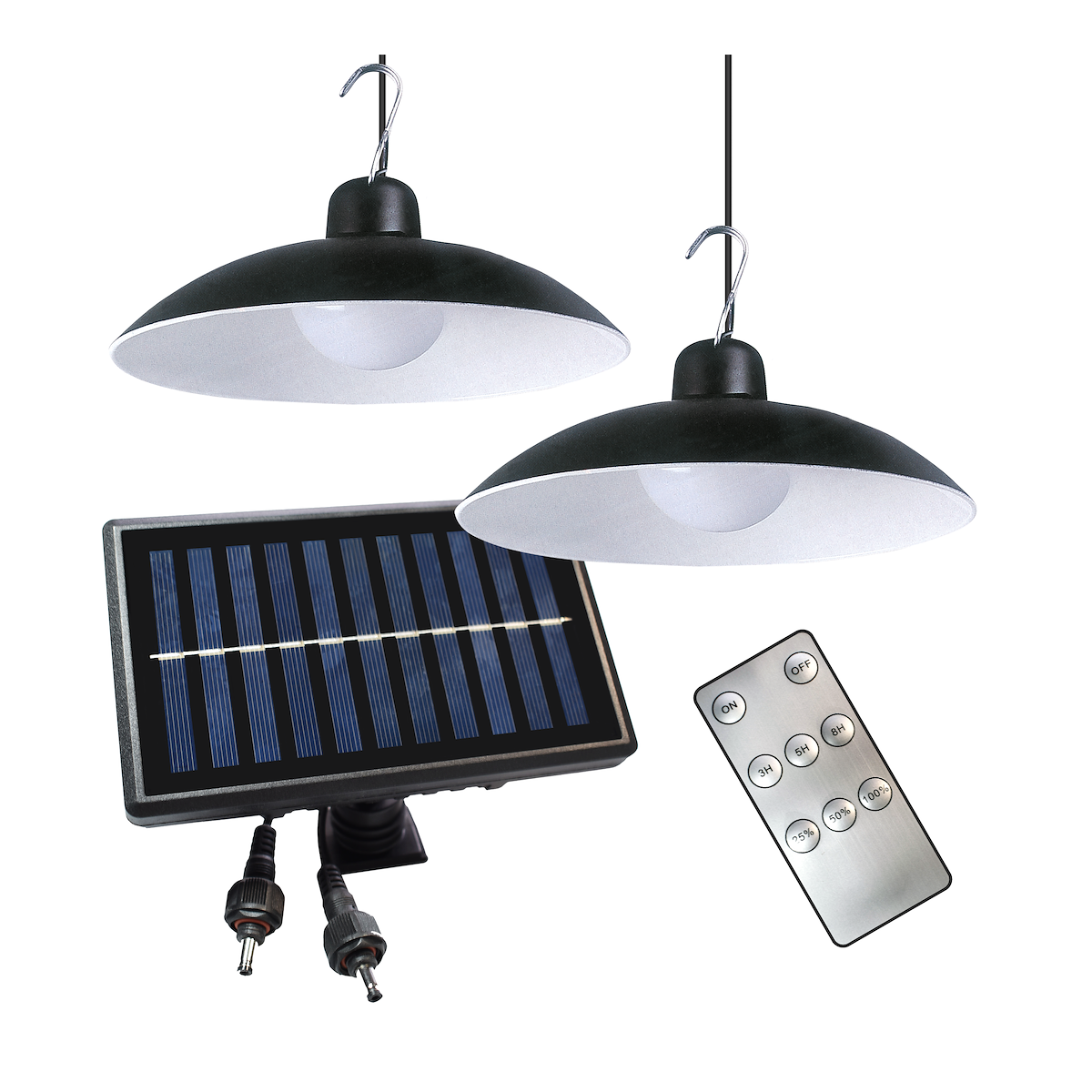 Lampa Solarna Saturn Podwójna niepowtarzalne oświetlenie wnętrza