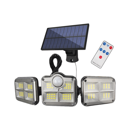 Naświetlacz Solarny Flexi Potrójny światło podkreślające charakter wn