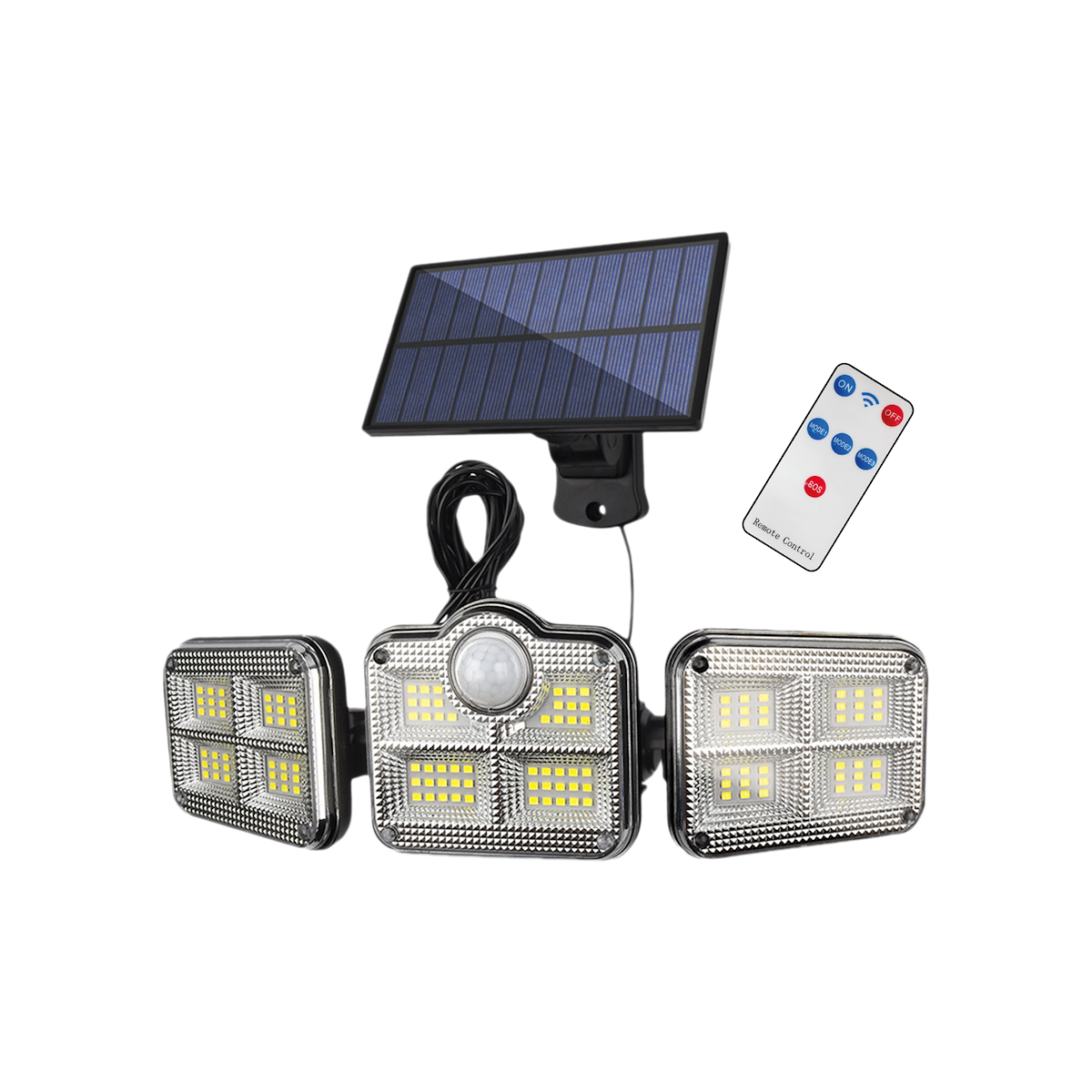 Naświetlacz Solarny Flexi Potrójny światło podkreślające charakter wn