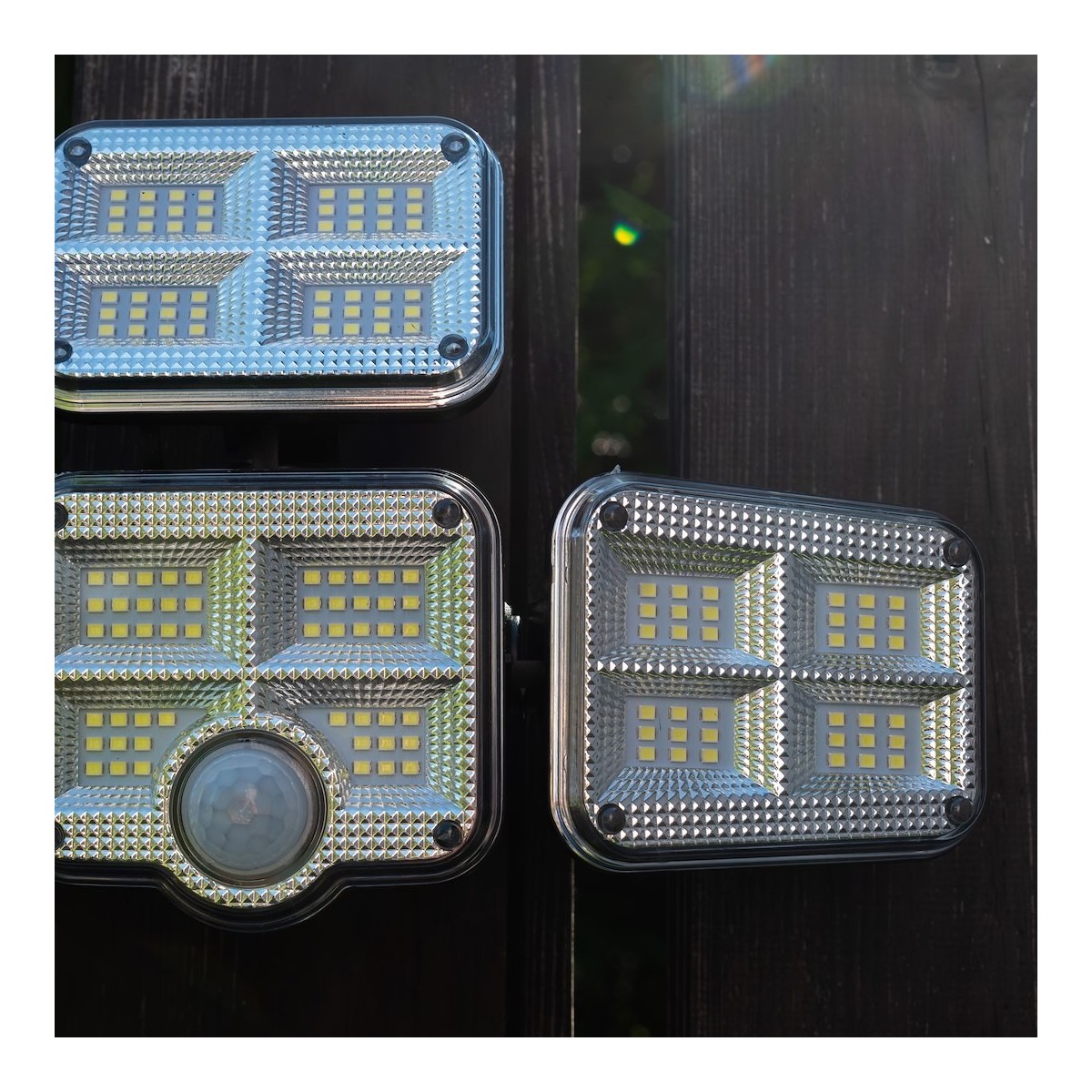 Naświetlacz Solarny Flexi Poczwórny nowoczesne lampy do wnętrz