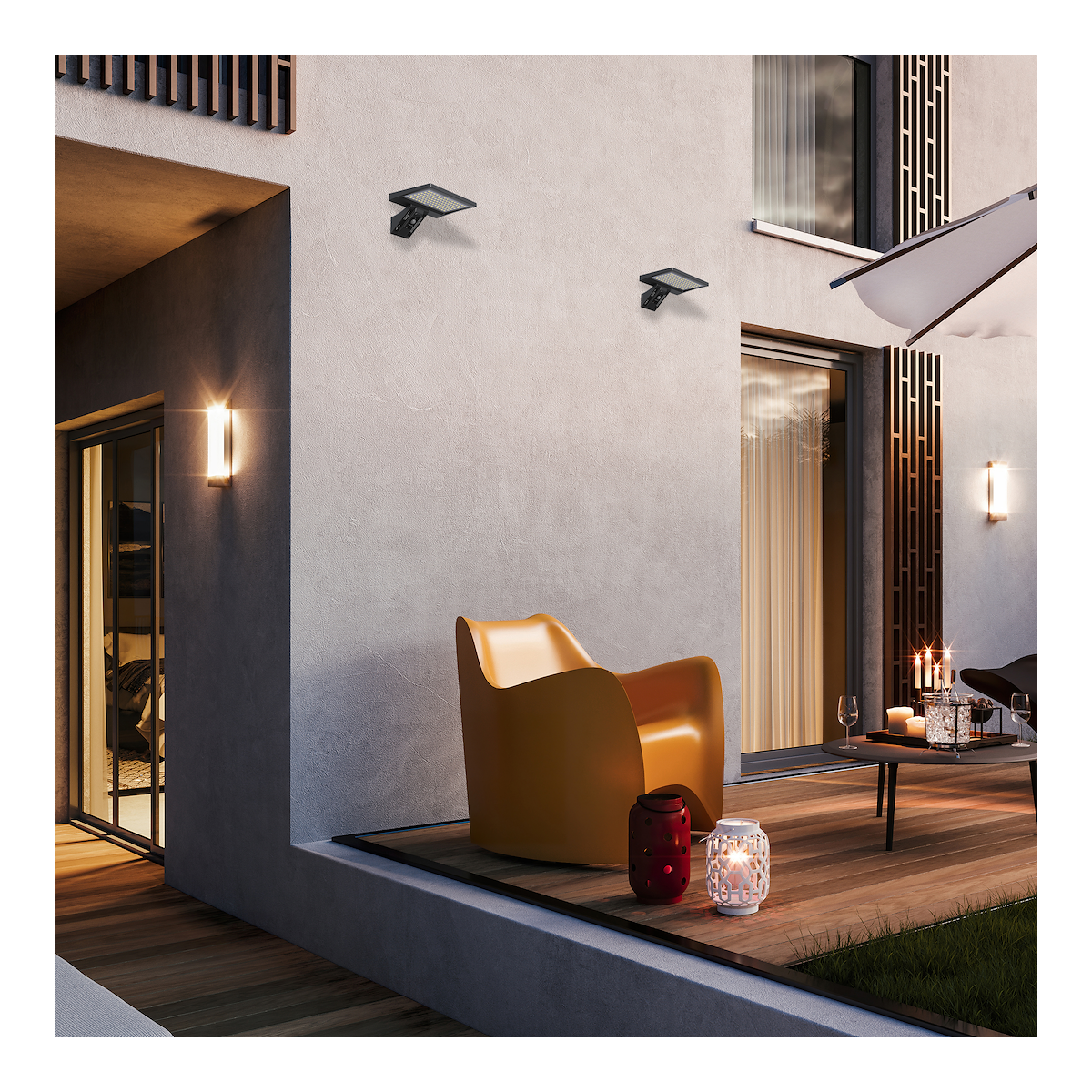 Naświetlacz Solarny Milo 8W designerskie lampy LED