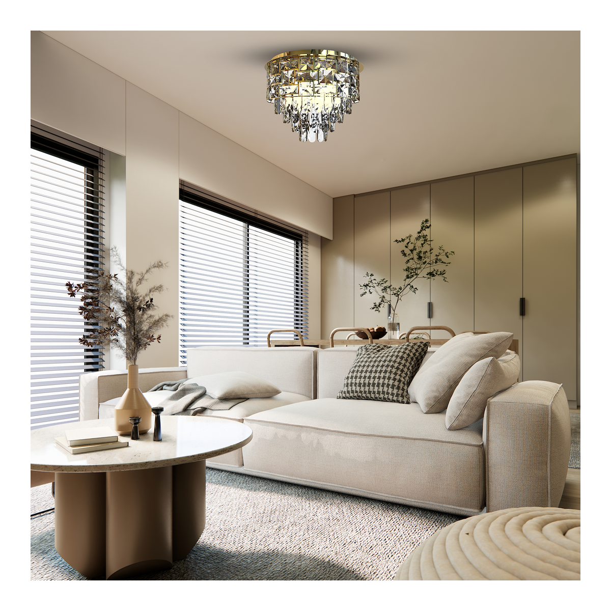 Plafon Luxuria 9xE14 ekskluzywne oświetlenie