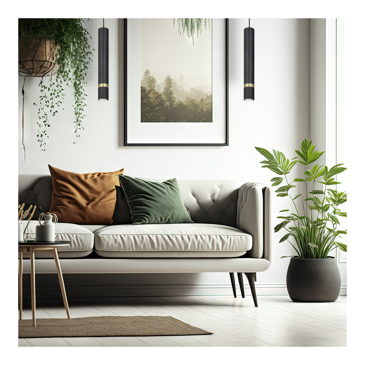 Lampa wisząca JOKER SATIN GOLD GU10 ekskluzywne oświetlenie