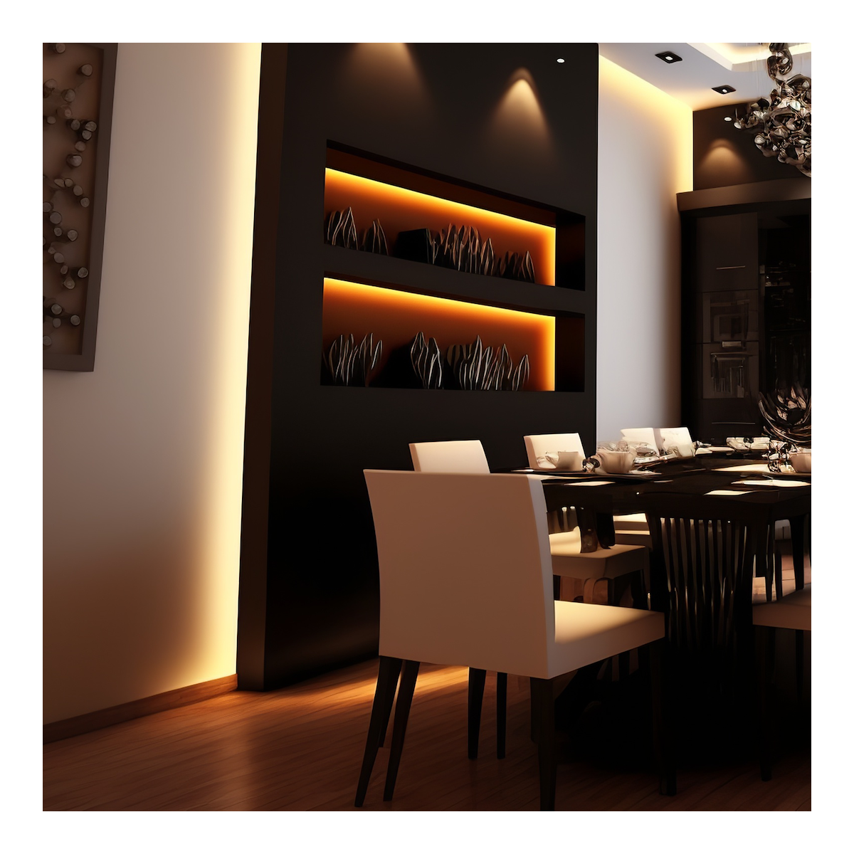 Zestaw taśmy COB 320 LED/m 3000K 5m designerskie oświetlenie