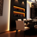 Zestaw taśmy COB 320 LED/m 3000K 5m designerskie oświetlenie