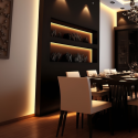 Zestaw taśmy COB 320 LED/m 4000K 5m stylowe oświetlenie