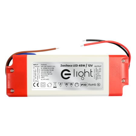 Zasilacz LED 48W IP20 12V klimatyczne oświetlenie