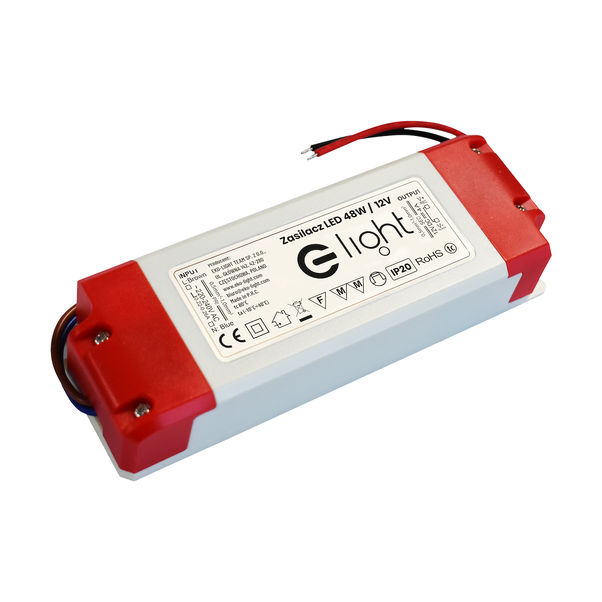 Zasilacz LED 48W IP20 12V klimatyczne oświetlenie