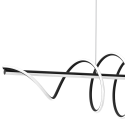 Lampa wisząca TWIST BLACK 90W LED nietuzinkowe oświetlenie