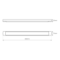 Listwa LED Batten 18W 60cm 4000K designerskie lampy LED