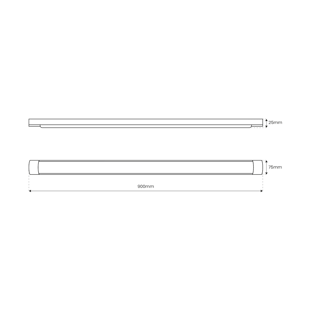 MiLagro Listwa LED Batten 27W 90cm 4000K EK9839