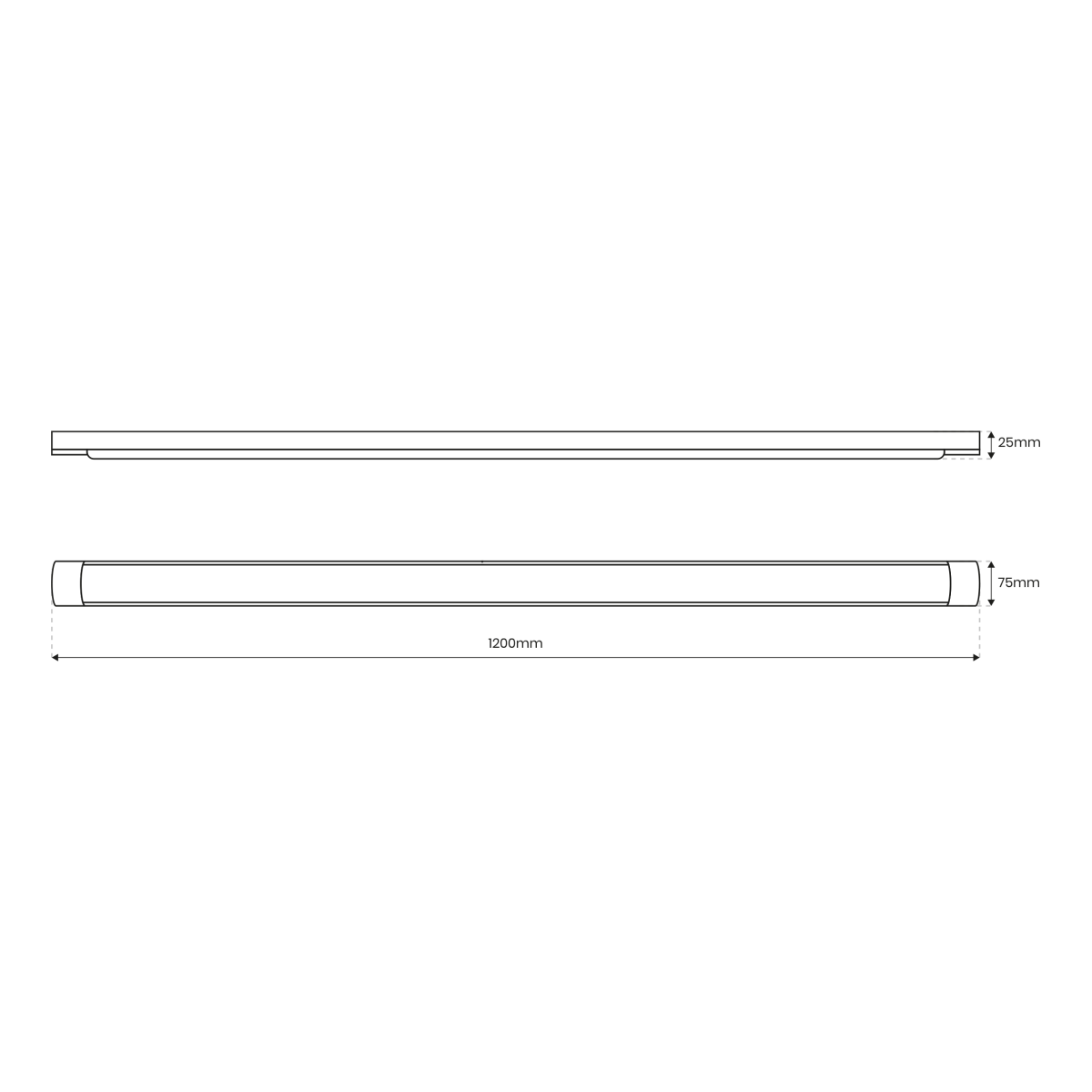 MiLagro Listwa LED Batten 36W 120cm 4000K EK9840